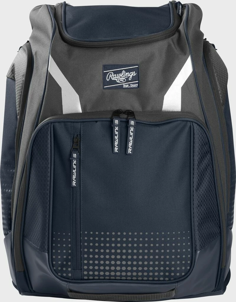 Rawlings Legion Backpack - Navy 1 Rawlings Legion Backpack - Navy