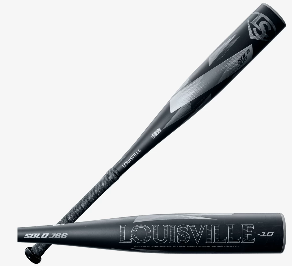 LOUISVILLE SLUGGER Louisville 2022 Solo JBB - Minus 10 - Baseball Bat 1 LOUISVILLE SLUGGER Louisville 2022 Solo JBB - Minus 10 - Baseball Bat
