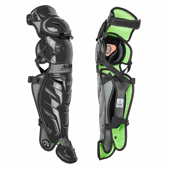 Allstar S7 AXIS™ ADULT PRO LEG GUARDS 16.5" - Catchers Leg Guard 2 Allstar S7 AXIS™ ADULT PRO LEG GUARDS 16.5" - Catchers Leg Guard - Image 2