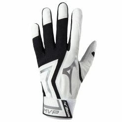 Mizuno MVP Batting Glove - SR & JR -Deals Baseball Bats Store mvp black baseball batting gloves 5