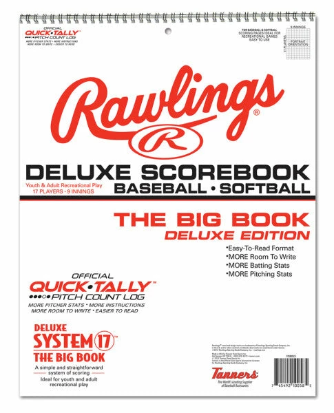 Rawlings System-17 Deluxe Scorebook - 17SBDLX 1 Rawlings System-17 Deluxe Scorebook - 17SBDLX